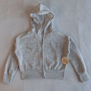 NWT Sweet Butterfly Girls Sparkle Hoodie Size 7/8 Cozy Warm Girly Streetwear